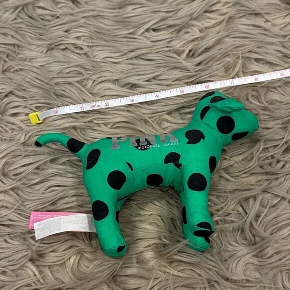 Victorias Secret PINK Mascot dog green with polka dots and Happy - Picture 8 of 8